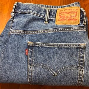 LEVI Men’s 550 W40 L30 Blue Jeans